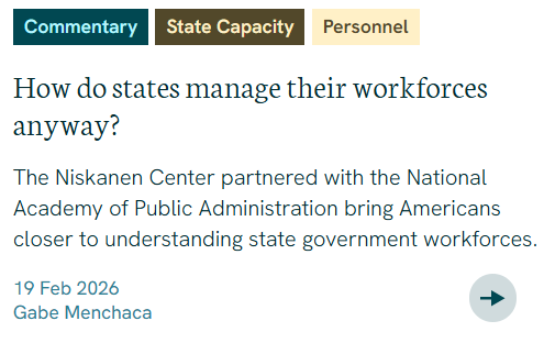 GabeMenchaca's tweet photo. Most public servants work for state &amp; local government, not the feds. But there's been almost no effort to systematically study how these personnel systems actually work. Last fall, we partnered with @napawash to start filling that gap w/ basic research. Our report is now out! 🧵 https://t.co/3O4bRgqYlD