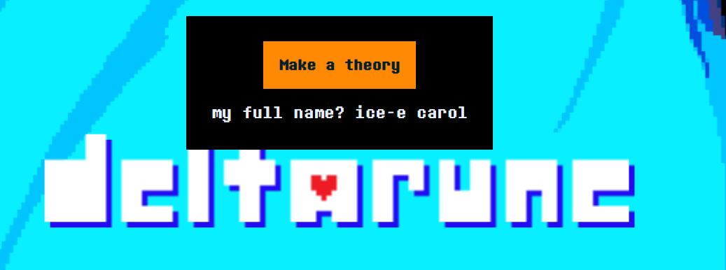 this could be true. we never see ice-e's face, so this could be true. plus, they're both ice magicians capable of horrors beyond our comprehension