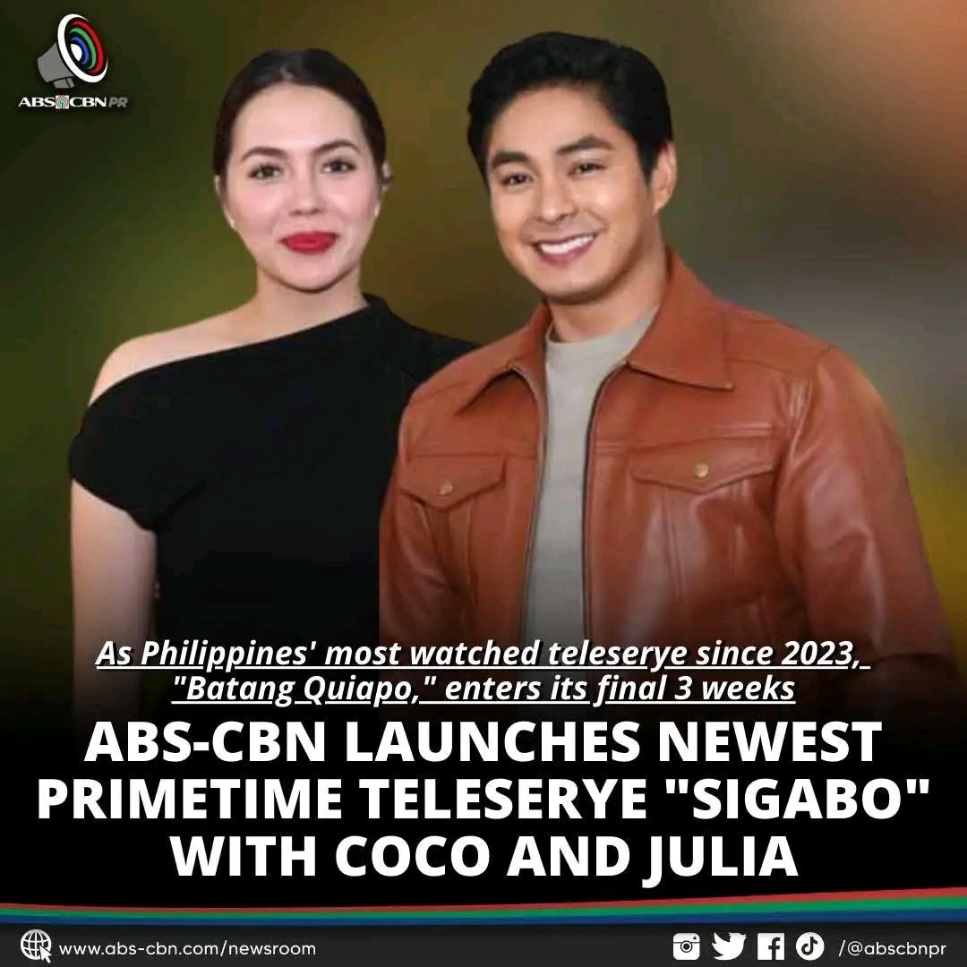 CocoJul is back on your Primetime Screen. "SIGABO" ngayong March 16 na!

#CocoJul
#CocoMartin
#JuliaMontes