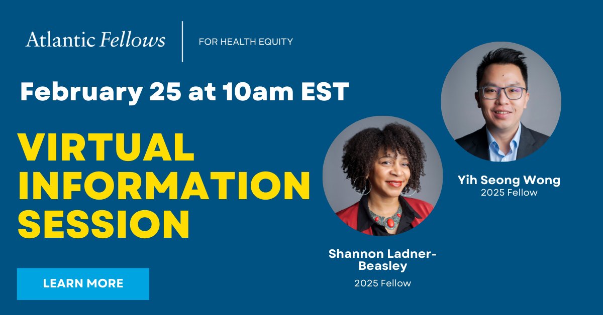 Atlantic Fellows for Health Equity tweet media