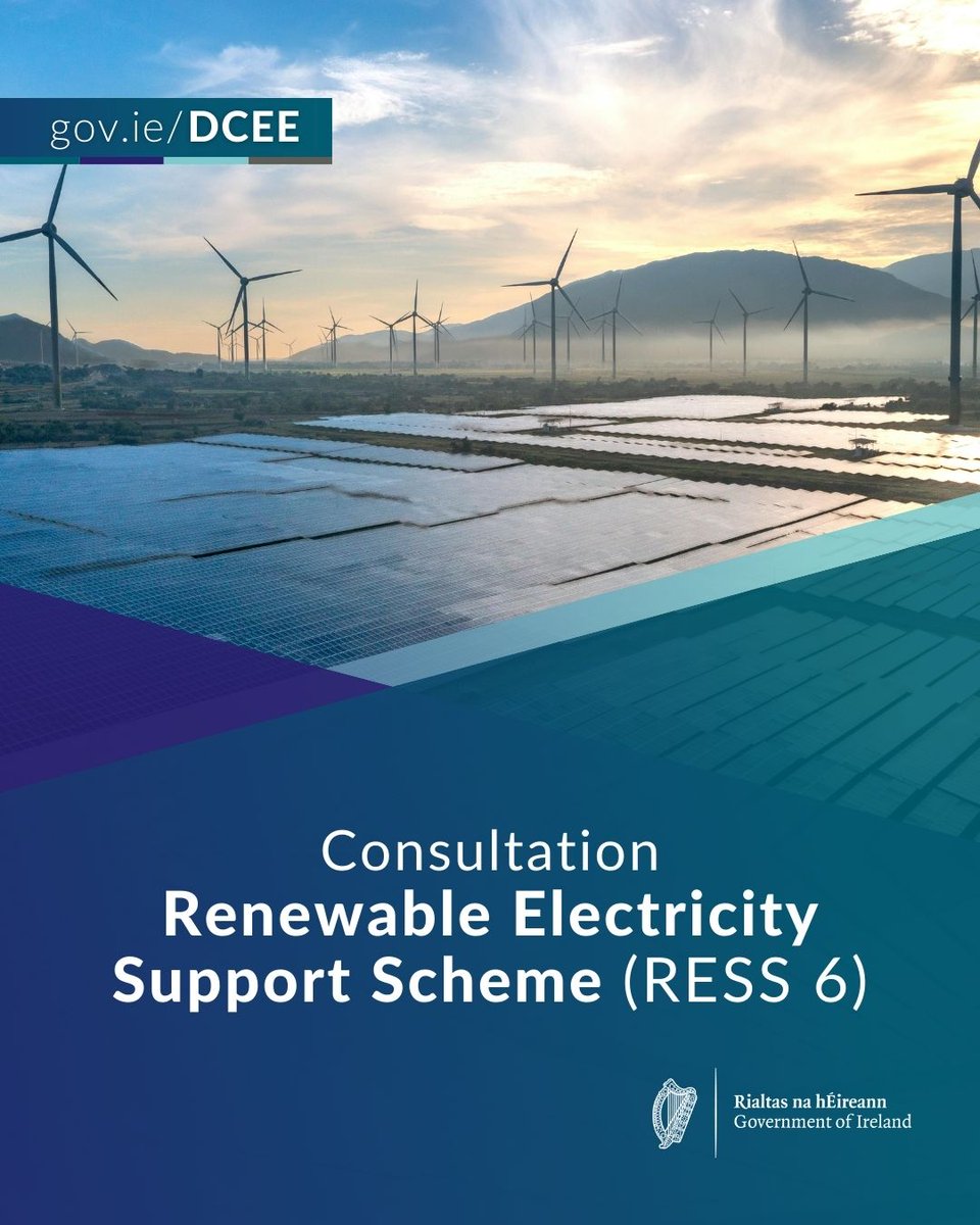 DeptCEE's tweet image. #HaveYourSay in the RESS 6 Consultation

🗓️ Open until 13 March 2026
📩 Submissions welcome from all stakeholders
👉 Learn more and submit your views: bit.ly/4bsQpNM