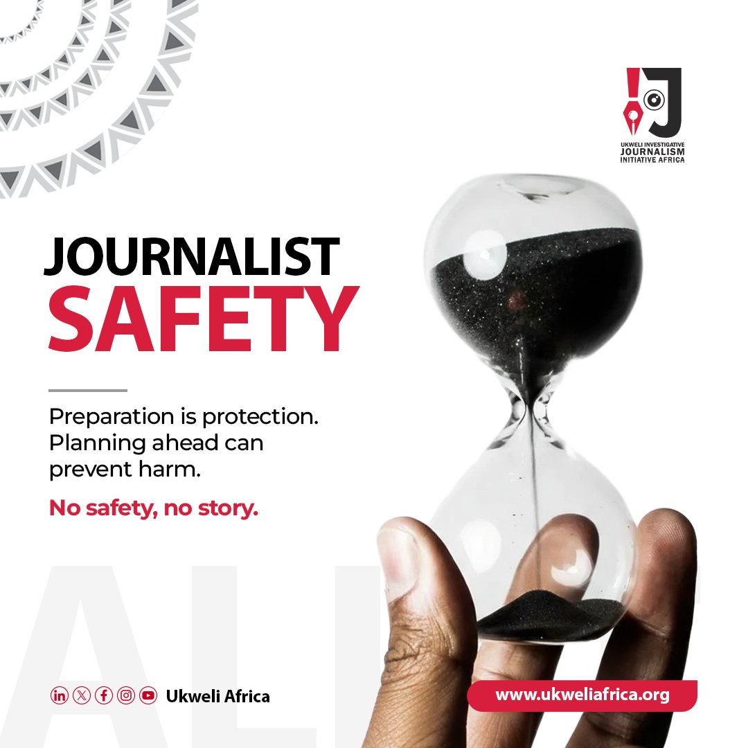 Preparation is not paranoia. Planning ahead doesn't eliminate danger completely but it strengthens response.

#NoSafetyNoStory #UkweliAfrica