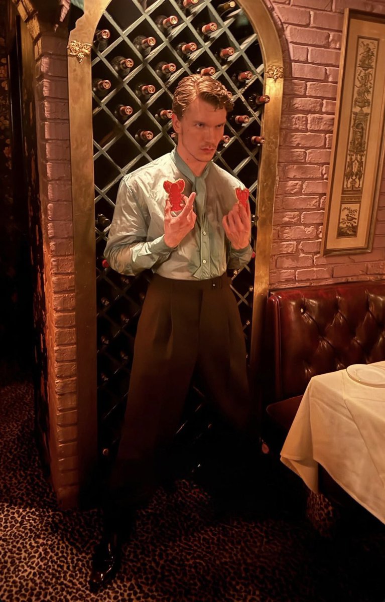 BuzzingPop's tweet image. Connor Storrie dazzles at his Cultured Magazine cover launch dinner.