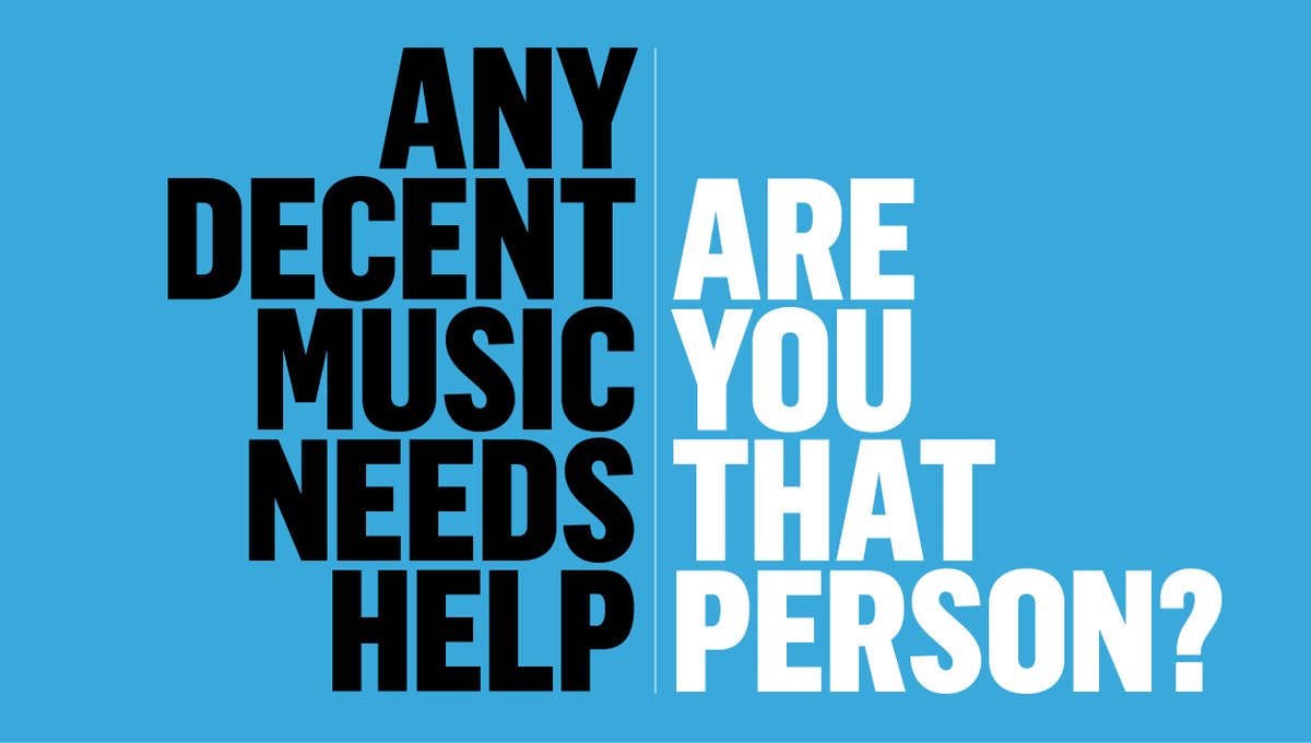 AnyDecentMusic's tweet photo. 📢 AnyDecentMusic needs you! 

💻 Are you a web designer?
🎵 Do you love music?
🔨 If so we'd love to hear from you as we're working away on a redesign of the ADM site and looking for any like-minded music fans who can help.

Please DM us and we can talk more. 
🙏 RTs appreciated https://t.co/VhckvZL6Vg