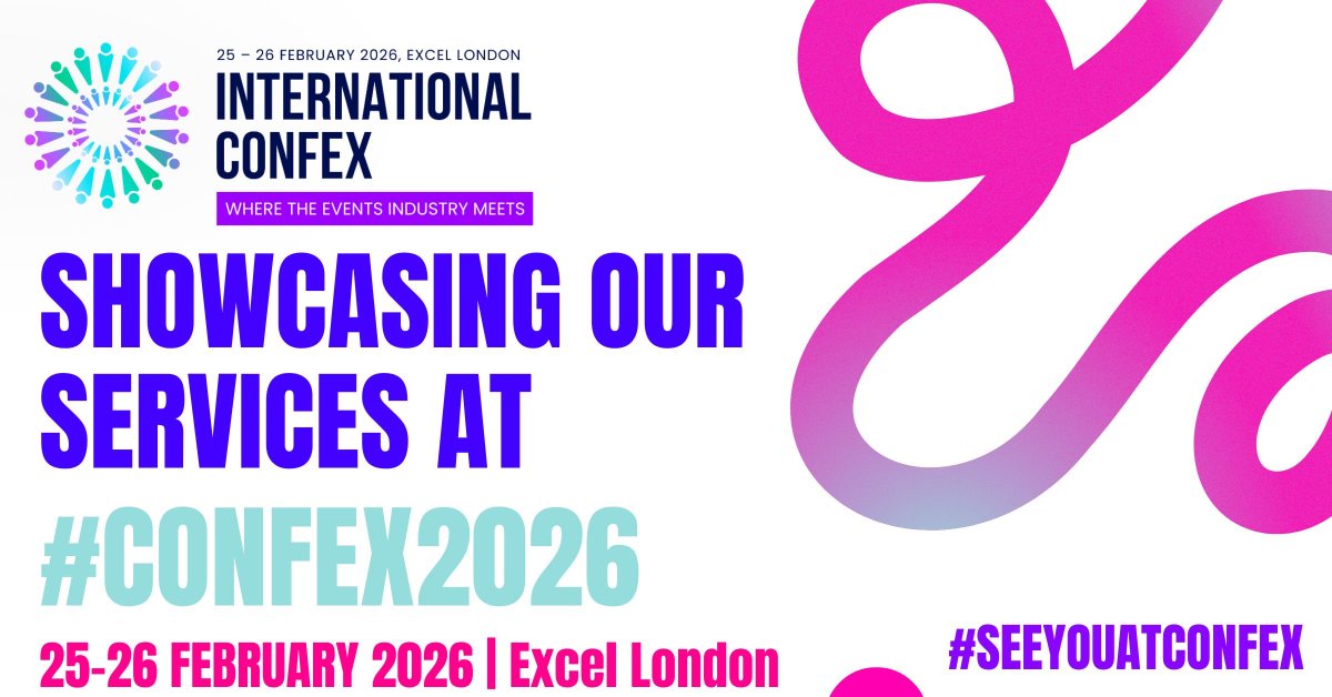 Visit us at Confex on Stand D20C, at Excel London;
Next Wednesday the 25th of February and Thursday the 26th of February 2026
Register for your tickets below
international-confex.com/registration
#seeyouatconfex #excellondon #EPS2026 #events #confex2026 #eventindustry #eventprof  #PAShow2026