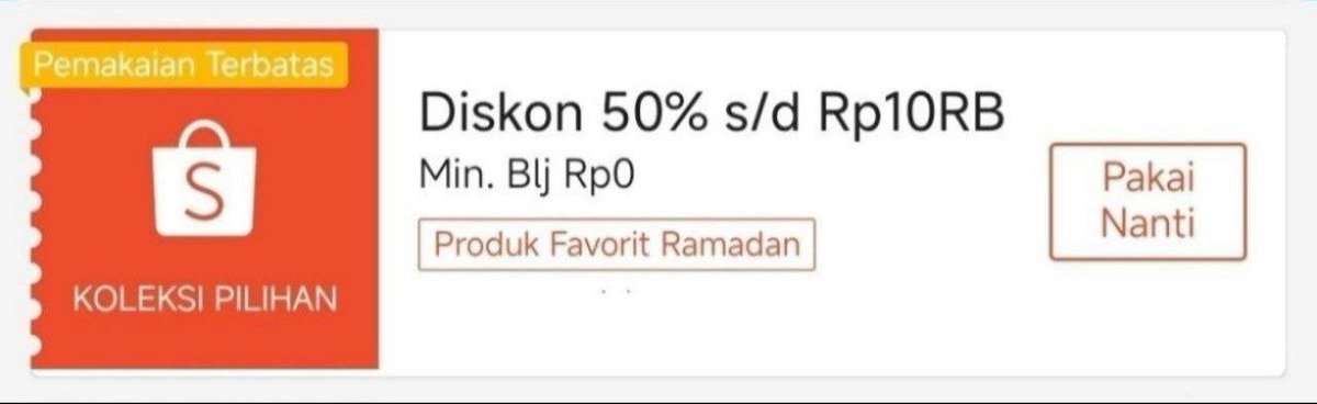 xkode06's tweet photo. [Pengingat] Diskon 10rb, minbel Rp0
⏰Pk. 12:00 | 21 Feb

Sudah nempel di akun, cek disini
https://t.co/0JkHdbiuQa

Rekomendasi produk:
Minyak Goreng Fitri
https://t.co/ZWL1bHlM2o
Teh celup
https://t.co/TCCJpWMWJw
Beras
https://t.co/wkwBdr1XF9
My Baby minyak Telon
https://t.co/QOHzfTkRd8
Marina Body Lotion
https://t.co/zt1Z5srzmH
Makaroni Bantet
https://t.co/pRRODAHDTv