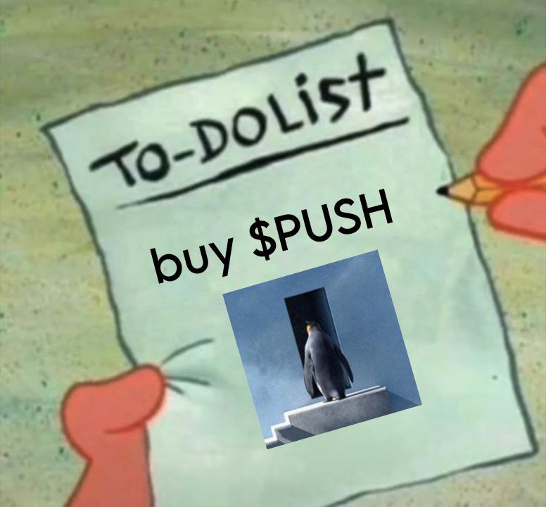 pushonpump's tweet image. What's on your to-do list?