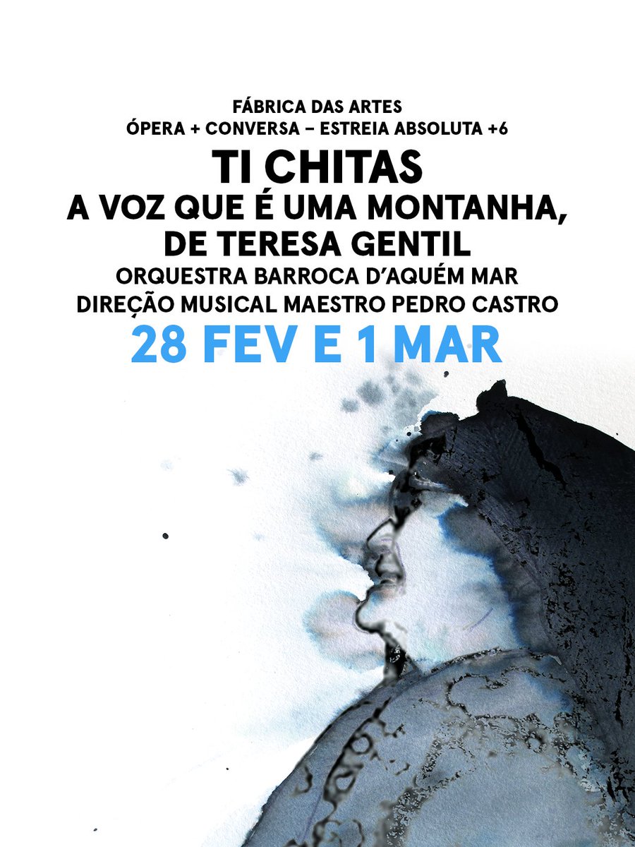ccb_pt's tweet photo. “Ti Chitas”, uma ópera para toda a família, junta a Orquestra Barroca D’Aquém Mar aos ensinamentos de Catarina Sargenta, conhecida como Ti Chitas. A história de uma pastora e tocadora de adufe, transmitida por várias gerações. Direção musical de Pedro Castro. https://t.co/PhdeiqEb4U