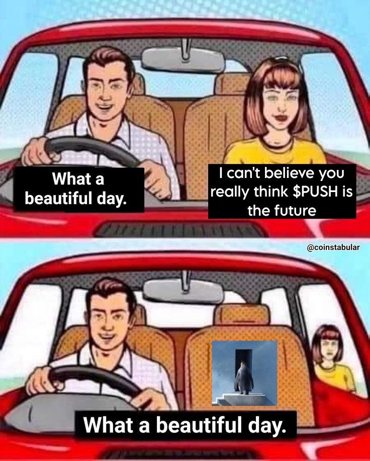 pushonpump's tweet image. Pushed her to the exit