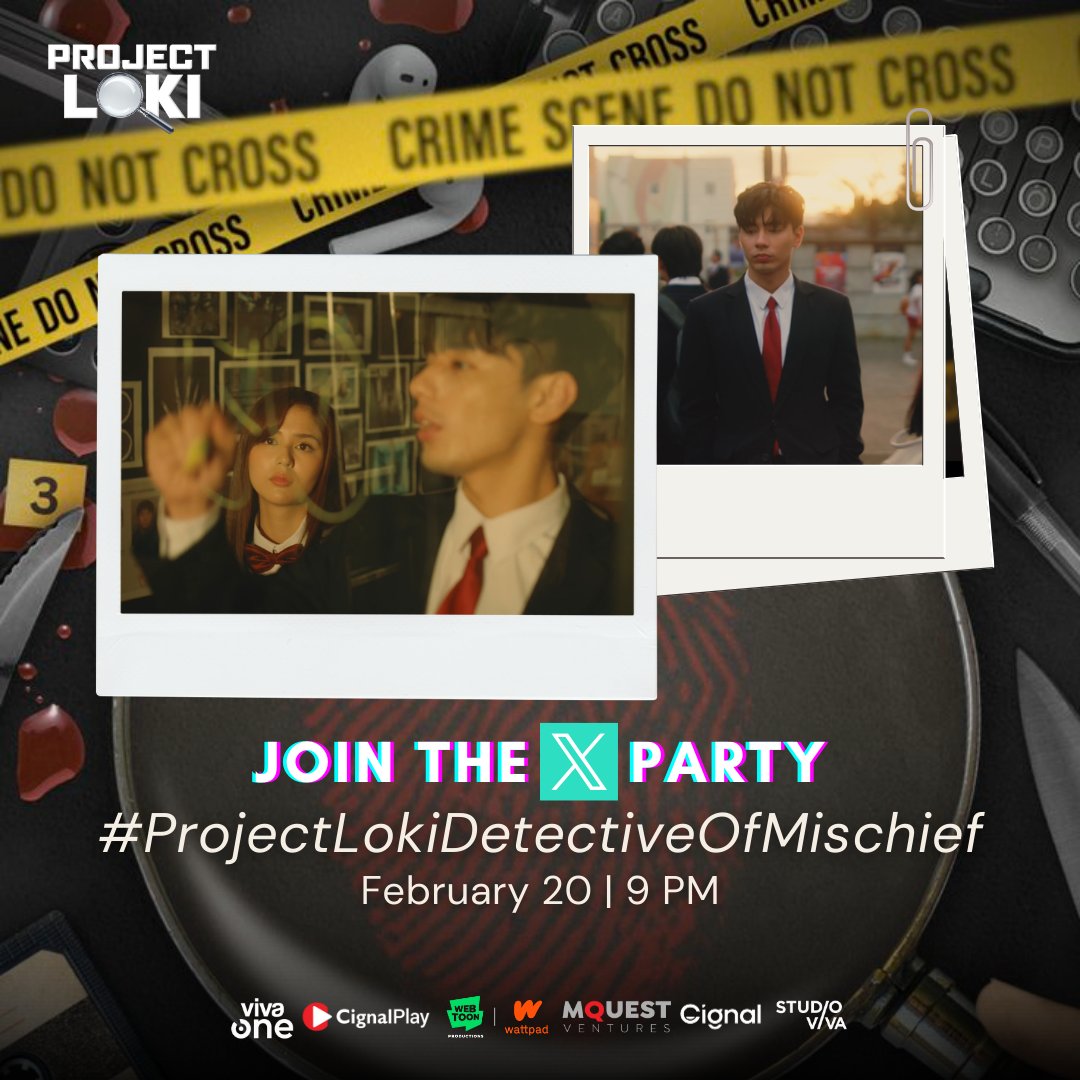StudioVivaPH's tweet photo. Mapapanood na natin ang case that started it all EPISODE 1: DETECTIVE OF MISCHIEF mamaya na!

Join the Twitter Party, Feb 20, 9pm and use the
hashtag: #ProjectLokiDetectiveOfMischief and don’t miss the PILOT EPISODE this February 21, Saturday at 12 MN on Viva One and Cignal Play https://t.co/WDR6209Lky