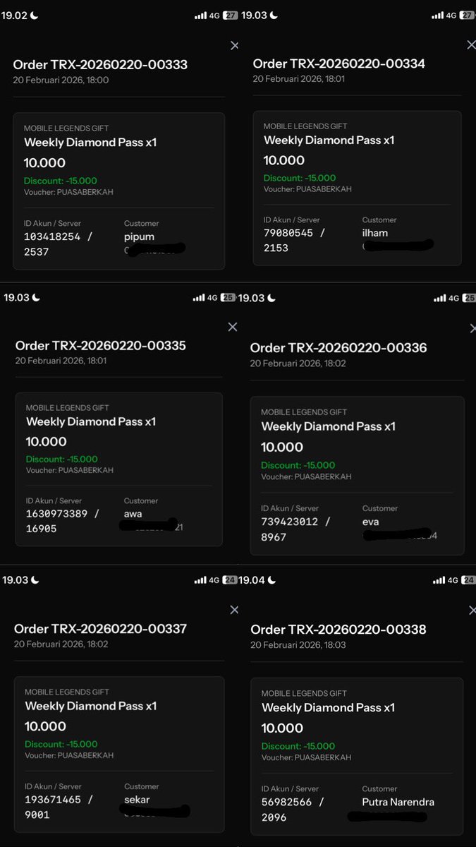 j4ck, service mlbb & sq verif tweet media