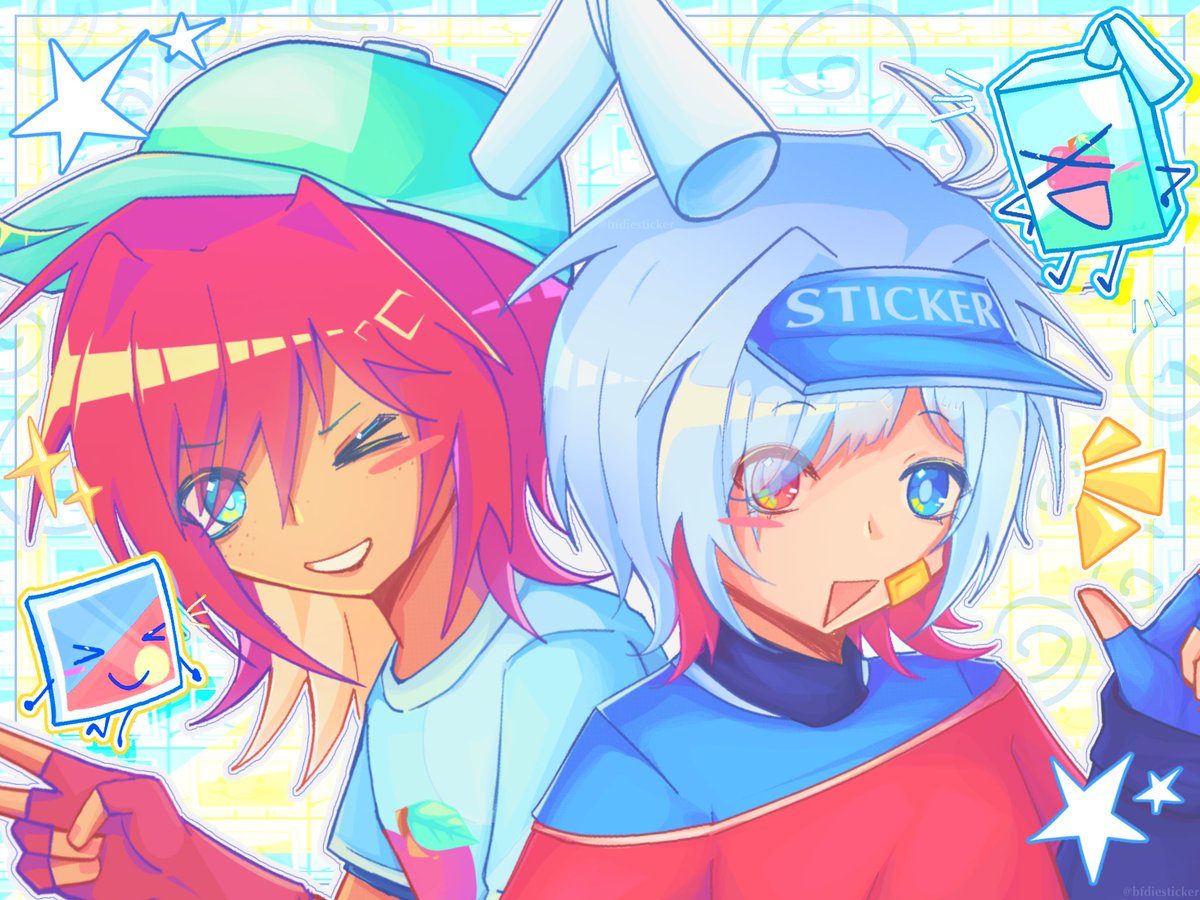 Sticker Osc shokcing news: i actually have another character i like besides sticker ...