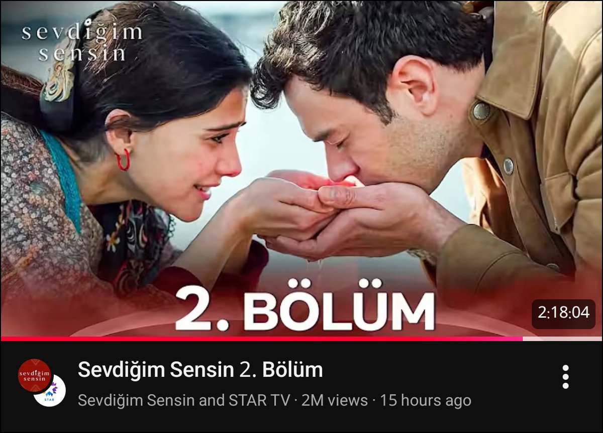 مليونين باقل من يوم 💅🏼
#SevdiğimSensin