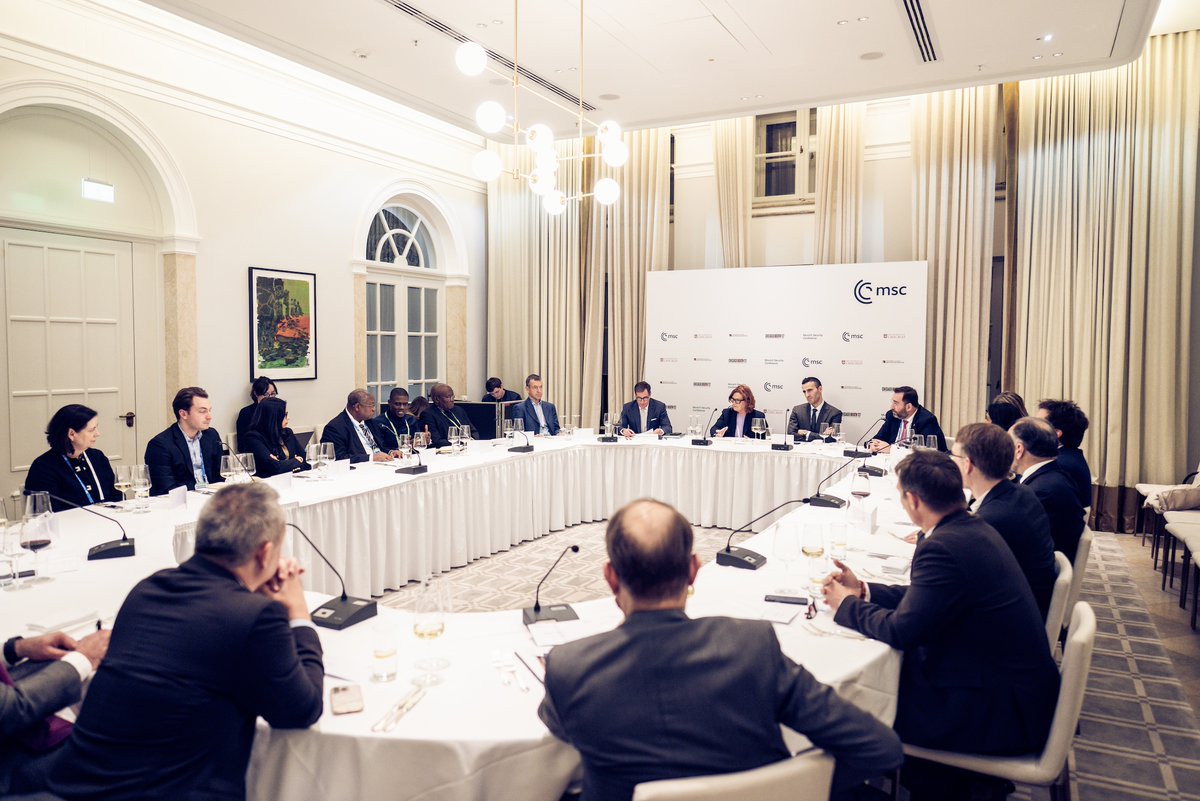 KASokolov's tweet photo. #MSC2026 showcased the vital role of the @MunSecConf as a platform for transatlantic dialogue and for tackling today’s security challenges.

Between the walls of the Hotel Bayerischer Hof, I had the privilege of engaging in discussions on transatlantic cooperation, economic resilience, AI governance, and energy security that will help shape the direction of global policies and foster international collaboration.

As Chairman of MSC, Ambassador @Ischinger noted, the focus now shifts from diagnosis to delivery.

Proud to support MSC's mission under Chairman Ischinger and Vice Chairman and CEO @FrankeBenedikt as a Trustee of the MSC Foundation.