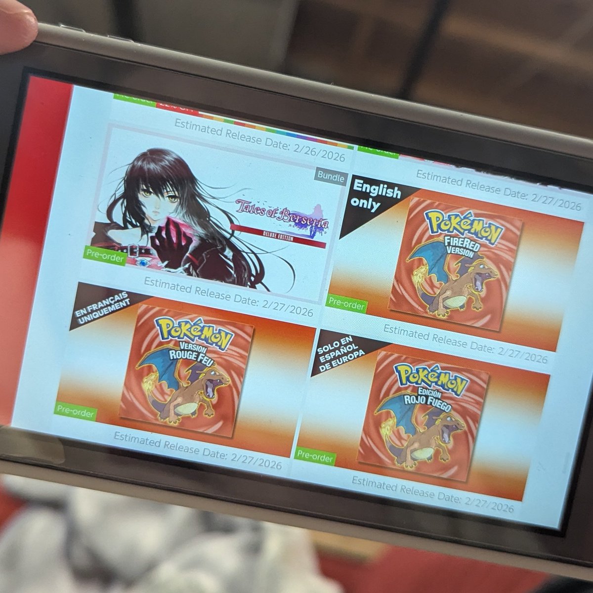 Pre-ordering Pokemon Fire Red and Leaf Green again just like I did 20 years ago is sincerely wild to think about.