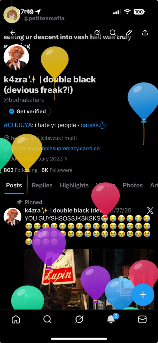 k4zra✨ | double black (devious freak?!) tweet media