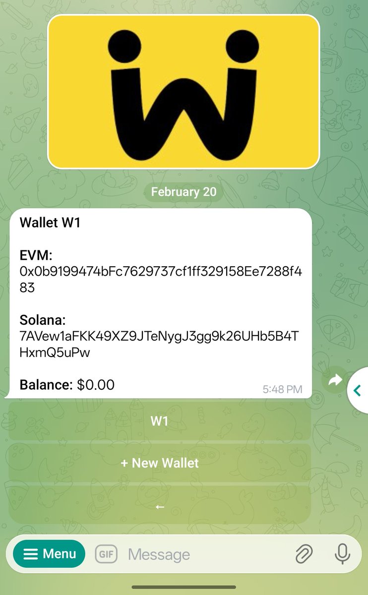 Nicolajeus's tweet photo. @wagmitradebot Wallet W1

EVM:
0x0b9199474bFc7629737cf1ff329158Ee7288f483

Solana:
7AVew1aFKK49XZ9JTeNygJ3gg9k26UHb5B4THxmQ5uPw https://t.co/8crXdKZZZP
