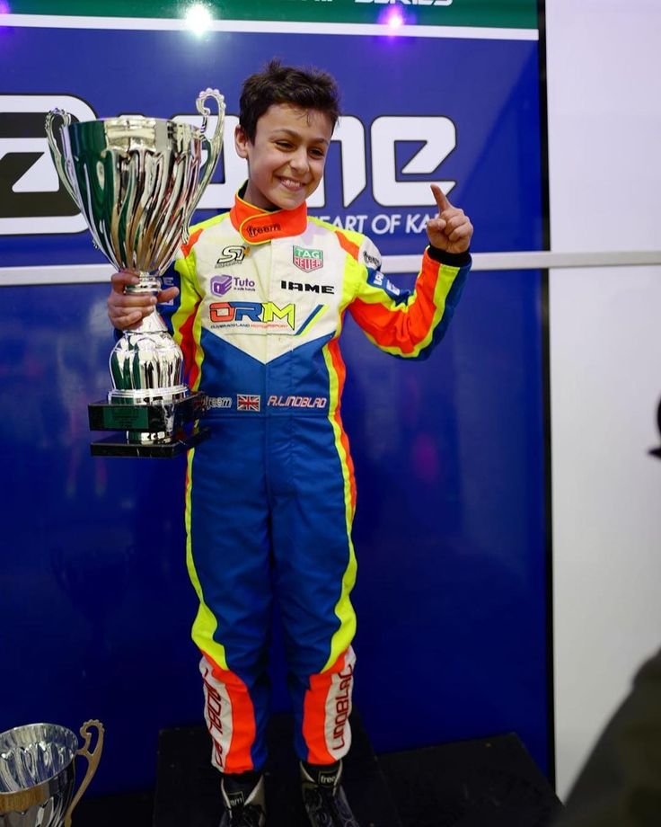 lando norris and arvid lindblad : karting days 🫶