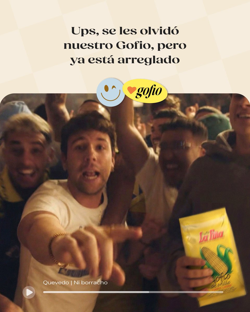 Vaya temazo te has marcado, Quevedo 🔥🌴

Muy canario, mucho flow… pero nos faltó algo, el Gofio La Piña 😜💛

Etiqueta a <a href="/quevedo/">Quevedo</a> para que no se olvide de nosotros la próxima vez!