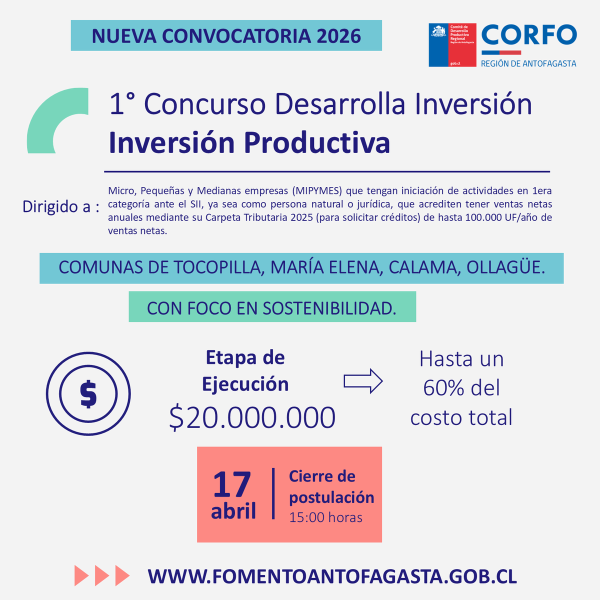 Comité Corfo Antofagasta tweet media