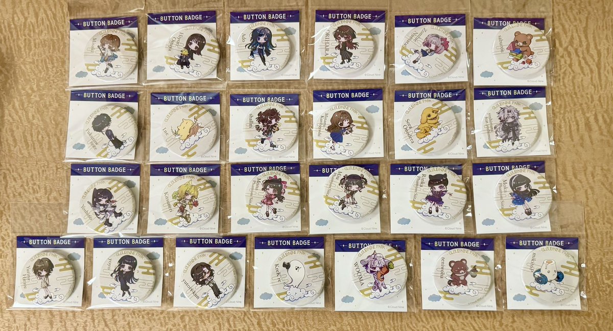 Ado イチマルナイン　クラウドナイン　缶バッジ　ピンバッジ 富士急ハイランドの缶バッジも全種類無事に購入できました‼︎ 新