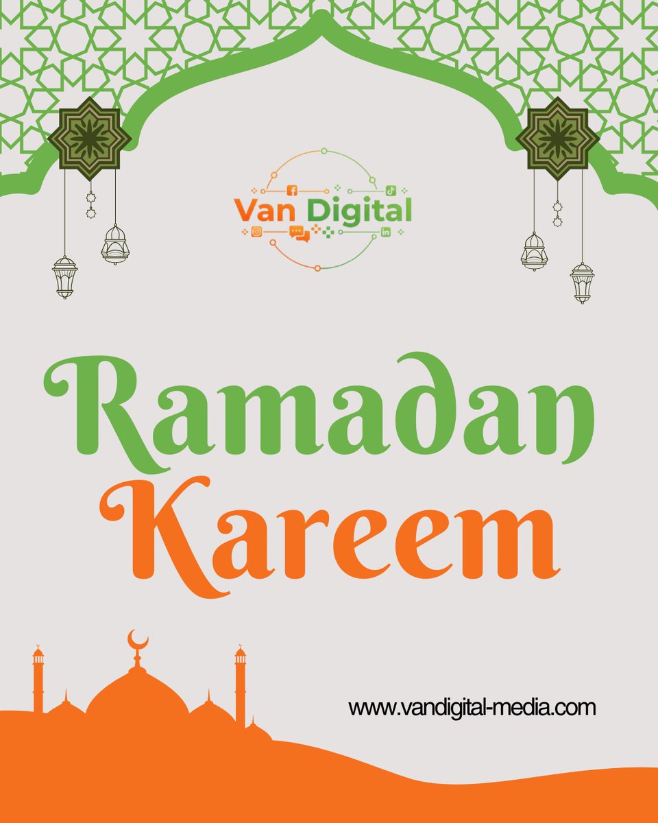 VanDigital_'s tweet photo. Ramadan Kareem!
May this holy month bring peace, blessings and prosperity to you and your loved ones.✨🌙

#vandigital #ٌramadankareem #ramadan2026 #digitalmarketing #marketingagency https://t.co/oHIfhmqnfn