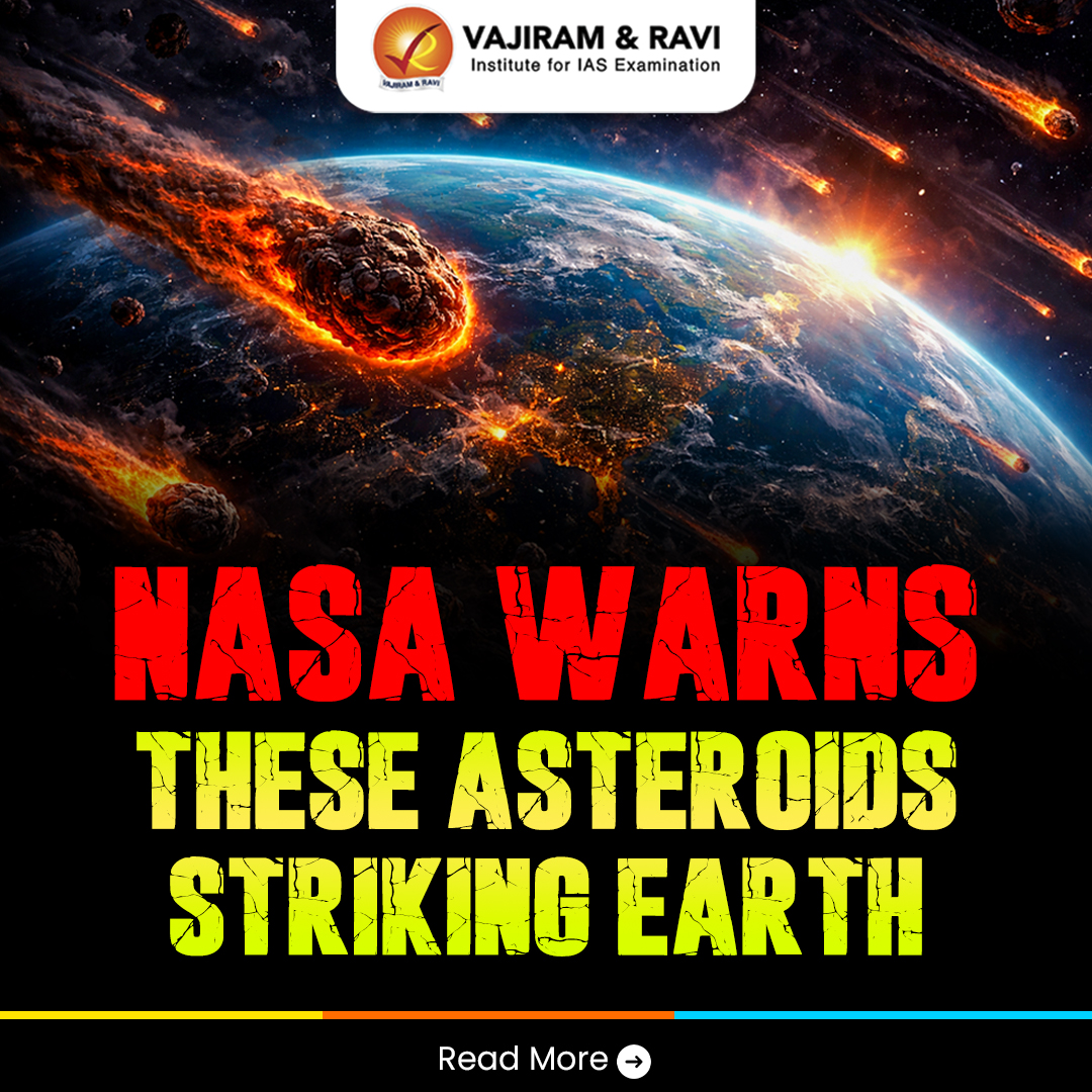 VajiramRavi's tweet photo. A senior NASA scientist has cautioned that there is currently no guaranteed way to stop an Earth-bound asteroid of around 15,000 feet from striking our planet.
#NASA #PlanetaryDefense #CosmicRisks  #ScienceNews #Astronomy #SpaceExploration #GlobalScience #DisasterRisk https://t.co/muybeaGb1d