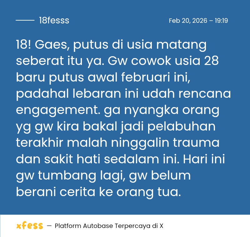 18fesss's tweet photo. 18! Ceritain life after breakup kalian biar gw tau caranya bangkit https://t.co/iPKVIbW5VE