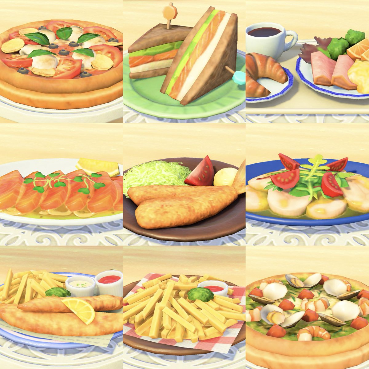 yuka85306986's tweet photo. あつ森飯も良い https://t.co/NjJKOVZcjj