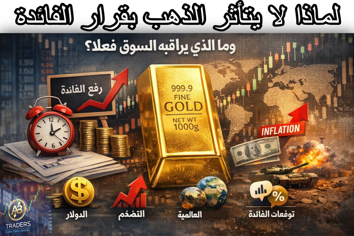 OmarSaforex's tweet photo. لماذا لا يتأثر الذهب بقرار الفائدة و اذن ما الذي يراقبه فعلًا
للتفاصيل [ https://t.co/5dZxz3jYjW ] https://t.co/QSgMwFrGQt