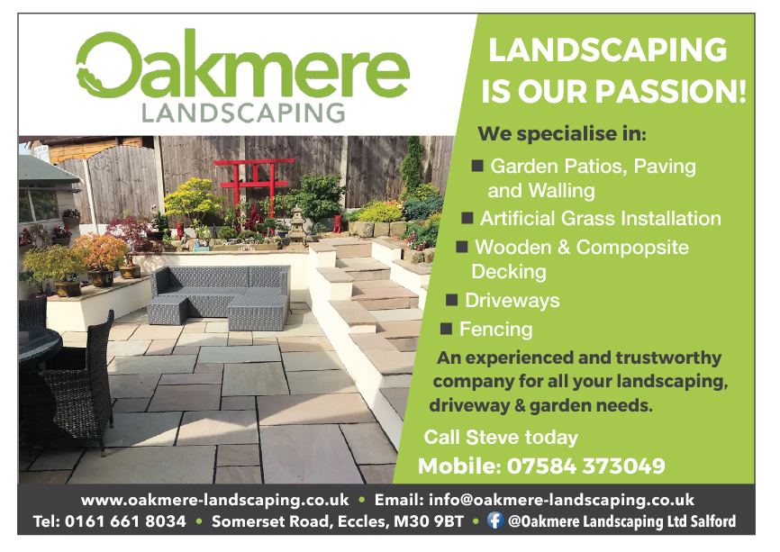 Home Improvement this Spring 🌱 

OAKMERE LANDSCAPING

Are you planning to transform your outdoor space this Spring?

For all your landscaping needs, get in touch with Steve for advice and to chat about your ideas.

Tel: 07584 373049

Email: info@oakmere-landscaping.co.uk