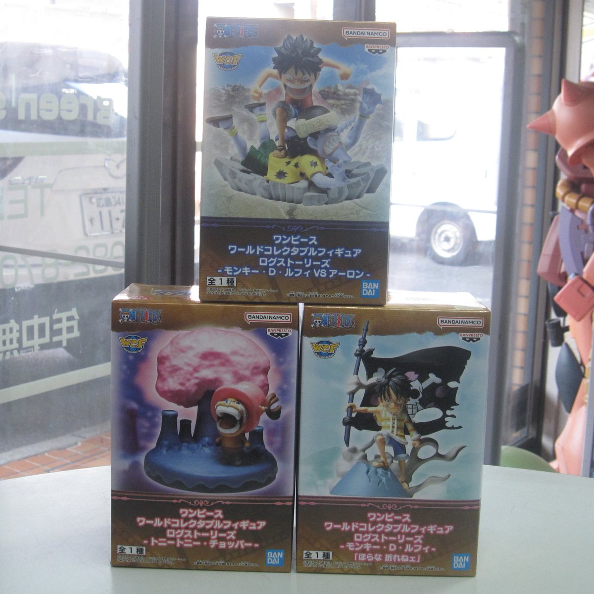 ワンピース #ワールドコレクタブルフィギュア #ログストーリーズ を3