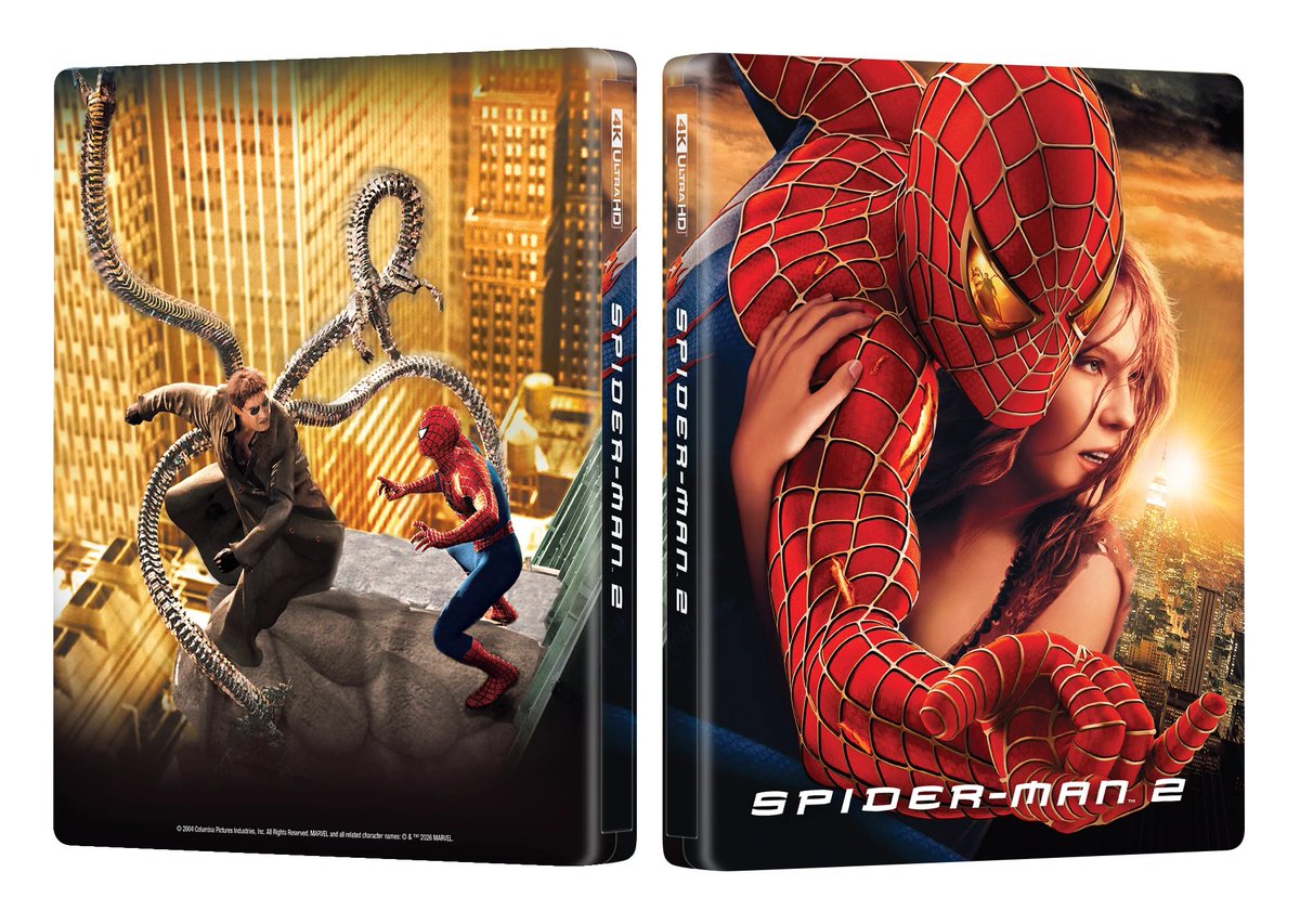 TobeyKirstenWeb's tweet photo. 🕷️ Manta Lab will release 'Spider-Man 2' 4K Blu-ray Steelbook on April 26. https://t.co/pakVirJOrx