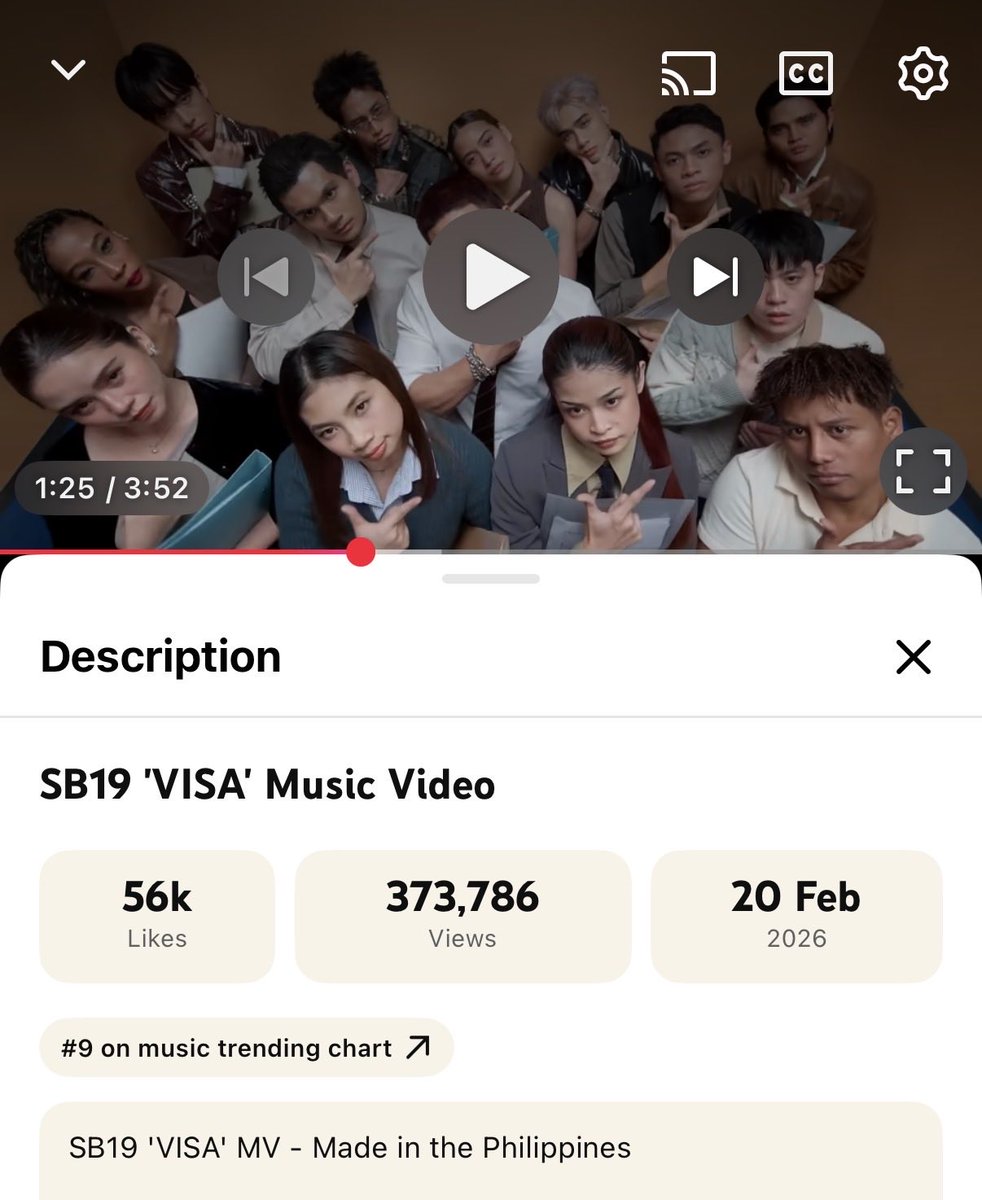 Oh hello! VISA at #9 trending on YouTube NZ! 🇳🇿 🔥

VISA OUT NOW
<a href="/SB19Official/">SB19 Official</a> #SB19 
#VISA #SB19VISA