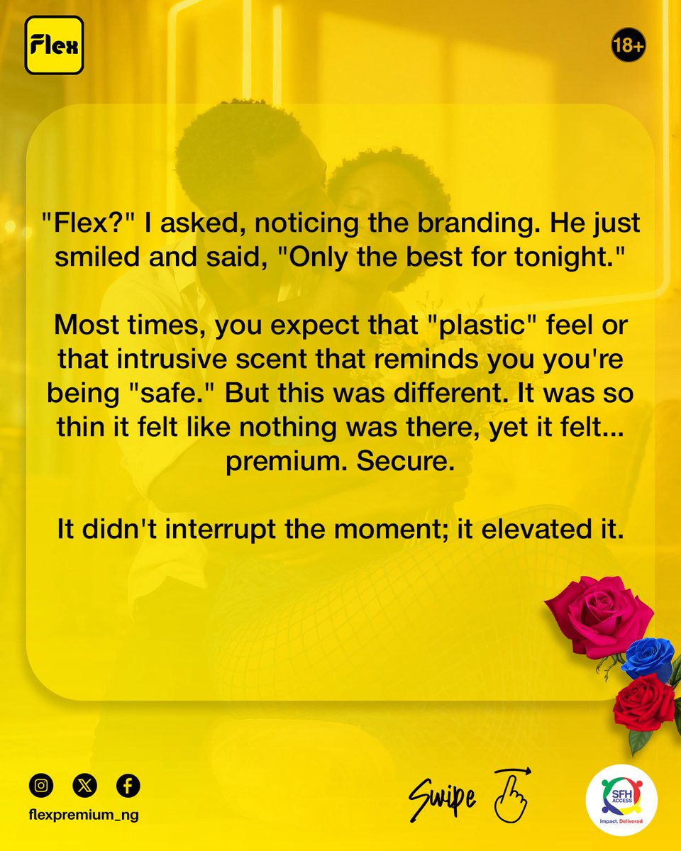 flexpremiumng's tweet photo. What if the problem was never protection…but the standard you settled for? 

Read Chioma’s experience and decide. 🔞✨

A THREAD 🧵

#FlexPremium #SoftLifeEnergy #HighStandards #NoMoreBareMinimum https://t.co/XHwdv8TpOH