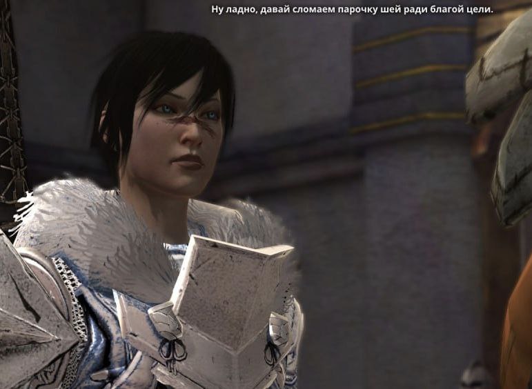 Nothern_Inca's tweet photo. My beautiful aggressive warrior 

#DragonAge #DragonAge2 #femHawke https://t.co/98evW4C0uh