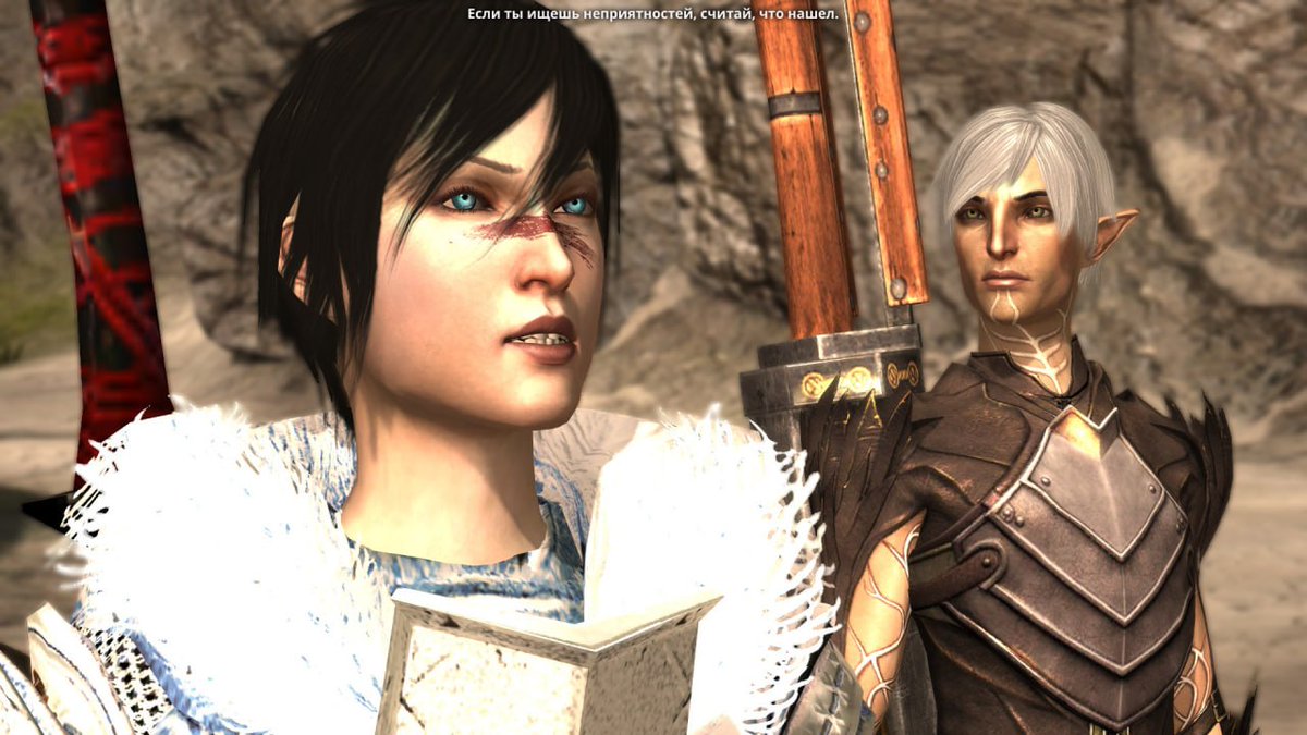 Nothern_Inca's tweet photo. My beautiful aggressive warrior 

#DragonAge #DragonAge2 #femHawke https://t.co/98evW4C0uh