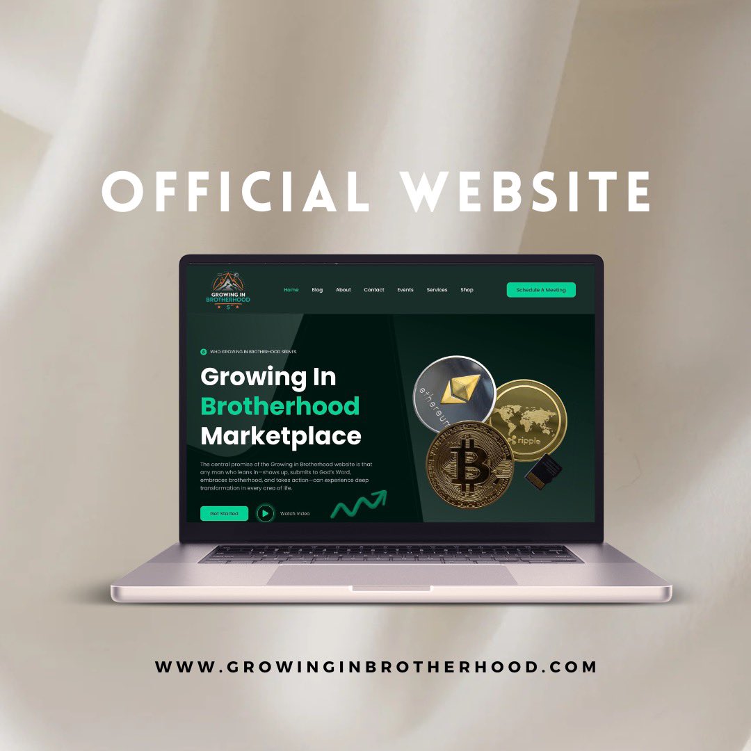 Today, February 20, 2026, Growing in Brotherhood is LIVE — a Christ-centered digital home for men to connect, grow spiritually, and walk boldly in purpose an.d accountability!
.
Beautifully designed by Jereè Ann
.
🔗 Dive in: growinginbrotherhood.com
.
#GrowingInBrotherhood