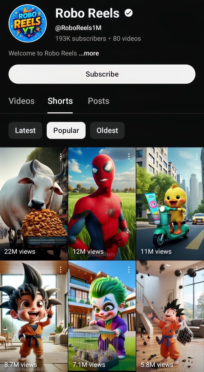 This is insane 🤯

A faceless AI page is making $20,000+/month posting simple AI character clips.

No face.
No voice.
No filming.

Just smart AI + consistency.

22M. 12M. 11M views.

This isn’t luck. It’s a system.

Want the full blueprint?

❤️ Like
🔁 Repost
💬 Comment “REELS”