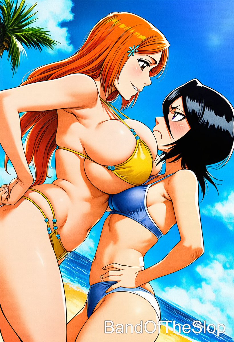 Orihime just served the “you good down there?” energy 😏 No words needed. Who’s winning the silent confidence battle? Vote 🍑 or 🐰 below!
#Orihime #Rukia #BLEACH #BLEACHTYBW #FanArt #AIイラスト #AIArt #Anime #Manga #Beach #Summer