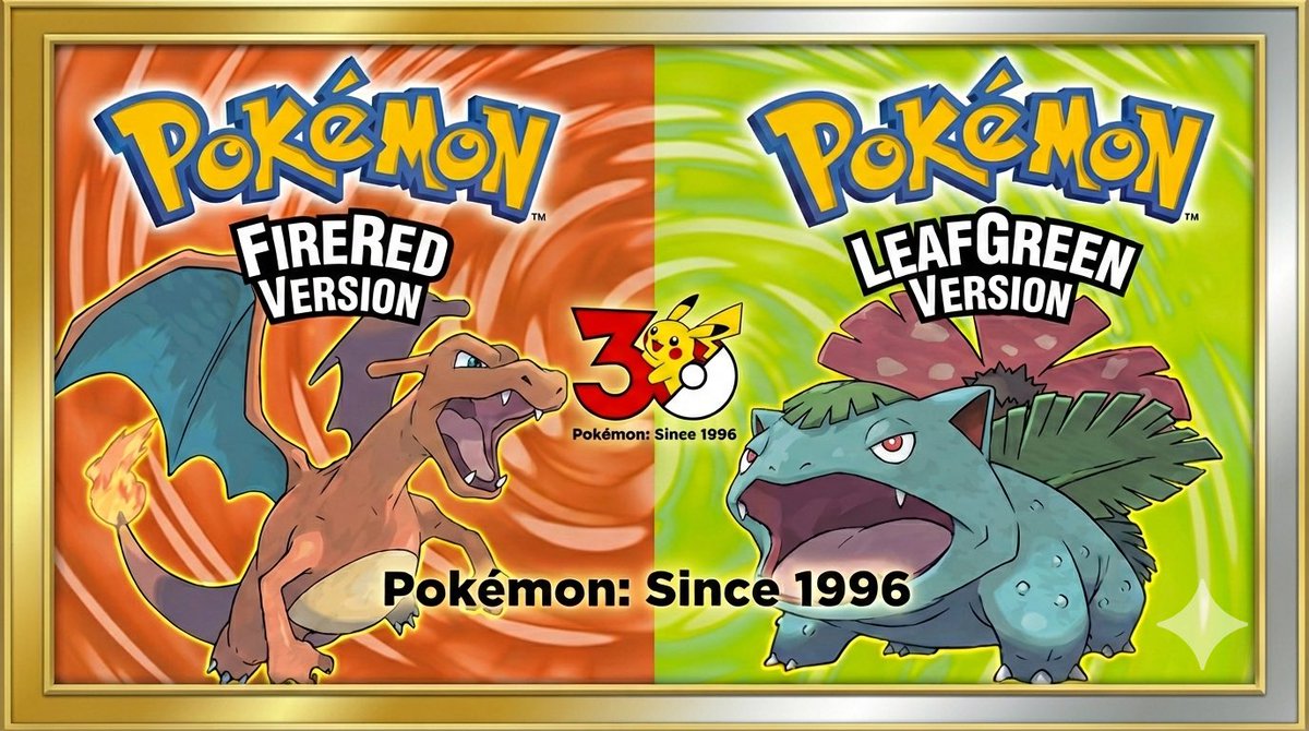 pokepullzhq's tweet photo. BREAKING NEWS 🚨🤯

Pokémon FireRed and Pokémon LeafGreen confirmed for Nintendo Switch!

These download-exclusive titles will be available after the Pokemon Presents presentation on Friday, February 27, 2026. https://t.co/Sw0ELnI2Bl