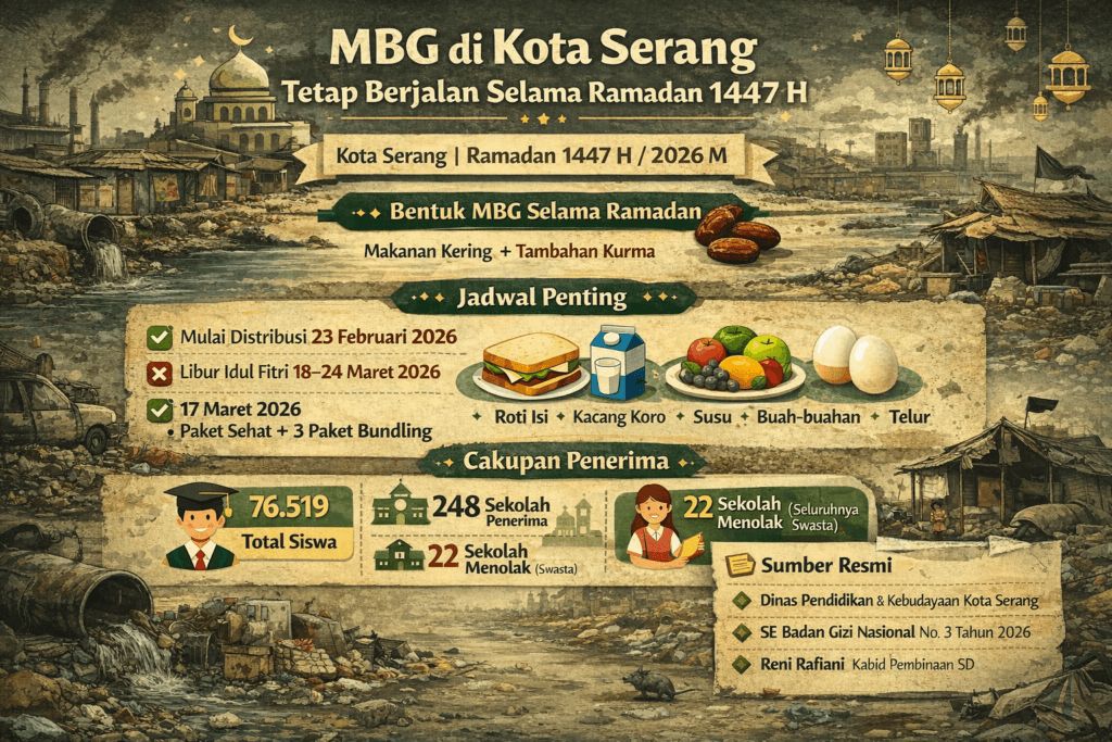 #mbg #mbgdibulanramadan #mbgkotaserangNew Post: Selama Ramadan MBG Jalan Terus, Siswa Dapat Makanan Kering #banten #serang #tangerang #cilegon #pandeglang #lebak #tangsel 
 banteninside.co.id/banten/selama-… #mbg #mbgdibulanramadan #mbgkotaserang