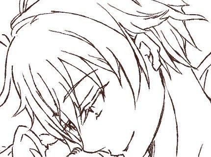 クリスタで初めてカラー絵を描く予定なんだけど、絶対にペン間違えた。でも、もう後戻りできないし、もう一度清書する時間もないからそのまま行く😭