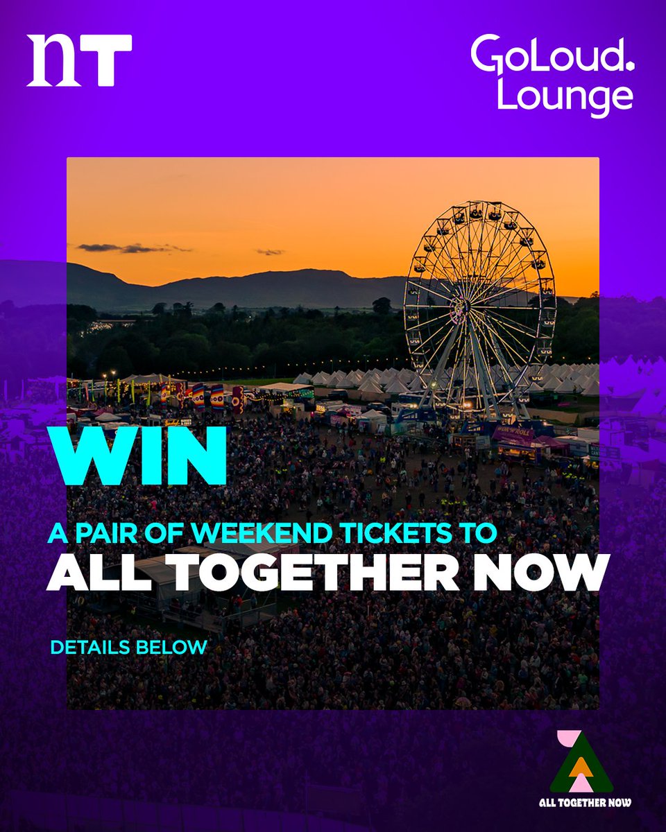 💸Win two weekend tickets to All Together Now!💸
All you have to do is:

✔️Like and share this post 👍
✔️Tag who you would bring in the comments 🧑‍🤝‍🧑
✔️Make sure you're following Off The Ball! 🤩

<a href="/NewstalkFM/">NewstalkFM</a>