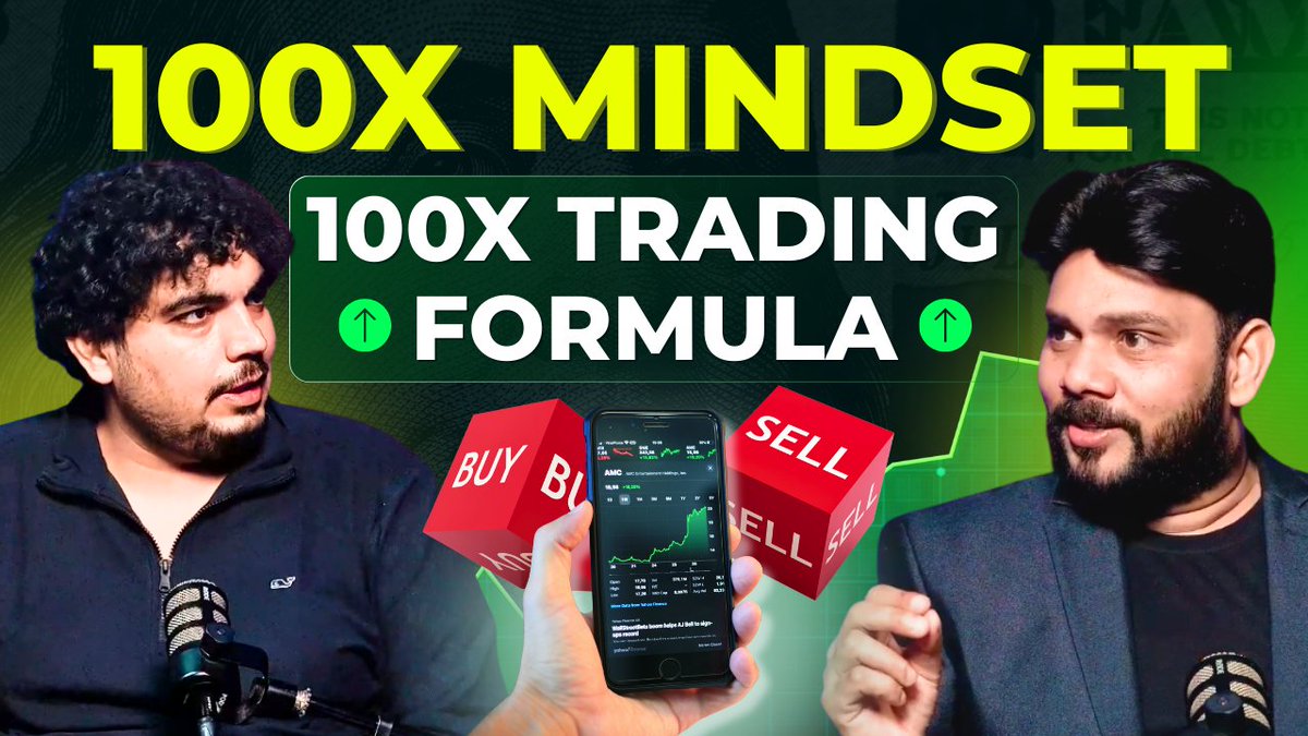 The 100X Trading Formula | Ft. Ved Prakash
Smart traders fix their mindset first.

In this powerful conversation, Ved Prakash reveals why psychology, belief system are the real drivers behind consistent trading growth.
If you want to level up your trading journey — this episode