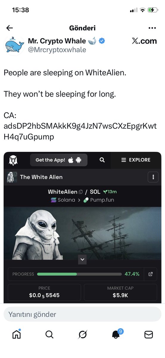 burcbtc's tweet image. #CryptoScam #PumpAndDump #DYOR

📌A 500K-follower account just launched a token on Pump.fun minutes after Trump’s alien/UFO comments.
This is NOT investing. It’s not even gambling.

They push a $5K market cap to $100K–$200K by collecting $20–$50–$100 from