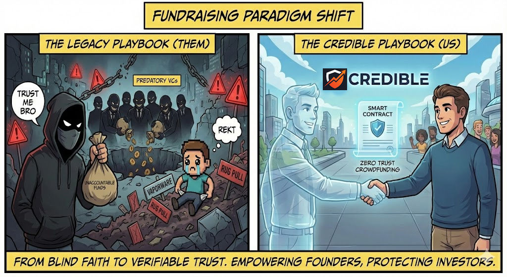 PremierJon's tweet photo. From blind faith to verifiable trust.  
The future is @credible0x https://t.co/C482yHFkqi