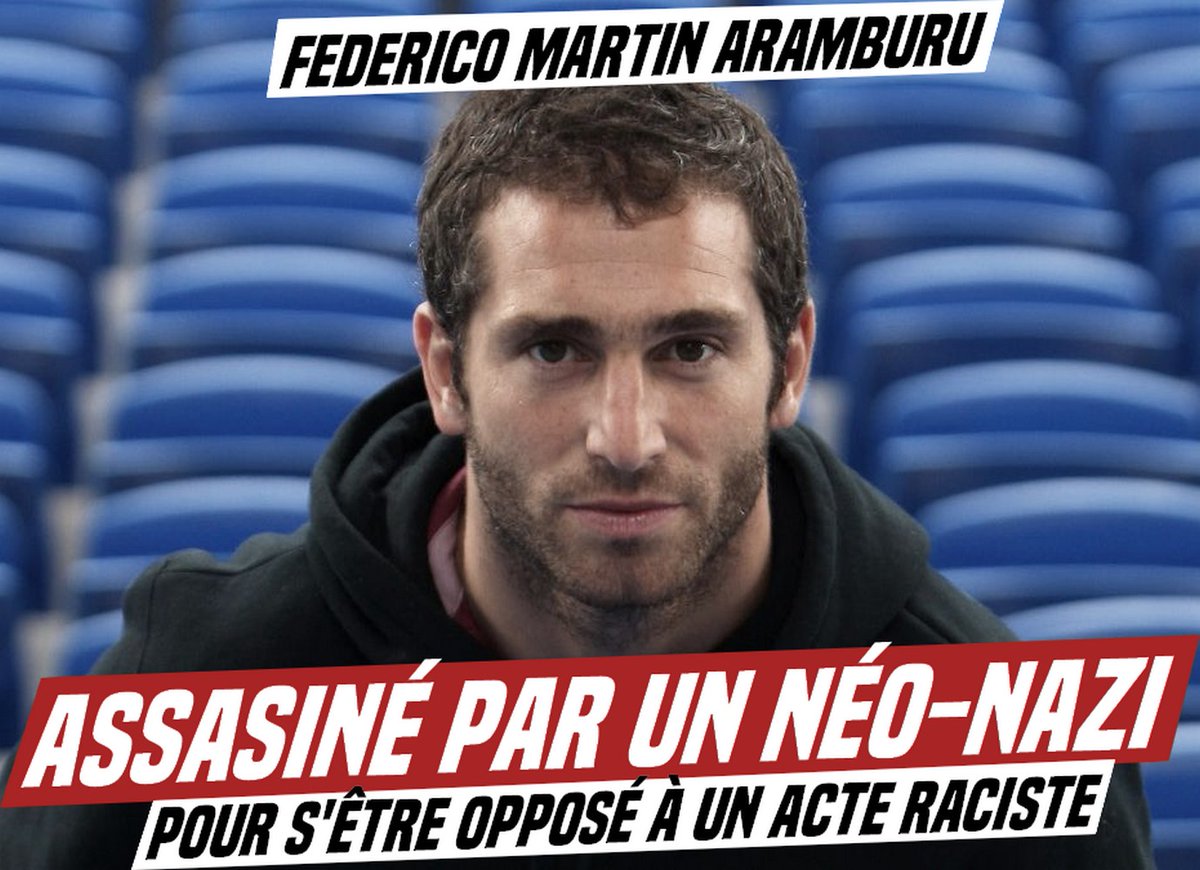 Neruda57's tweet image. 🔴💥"Le déballage actuel est à vomir"
Un avocat de la famille de Federico #Aramburu, abattu par deux militants d’ultradroite en 2022, dénonce l'asymétrie entre les hommages actuels à Quentin Deranque et ceux rendus au rugbyman à l'époque.
