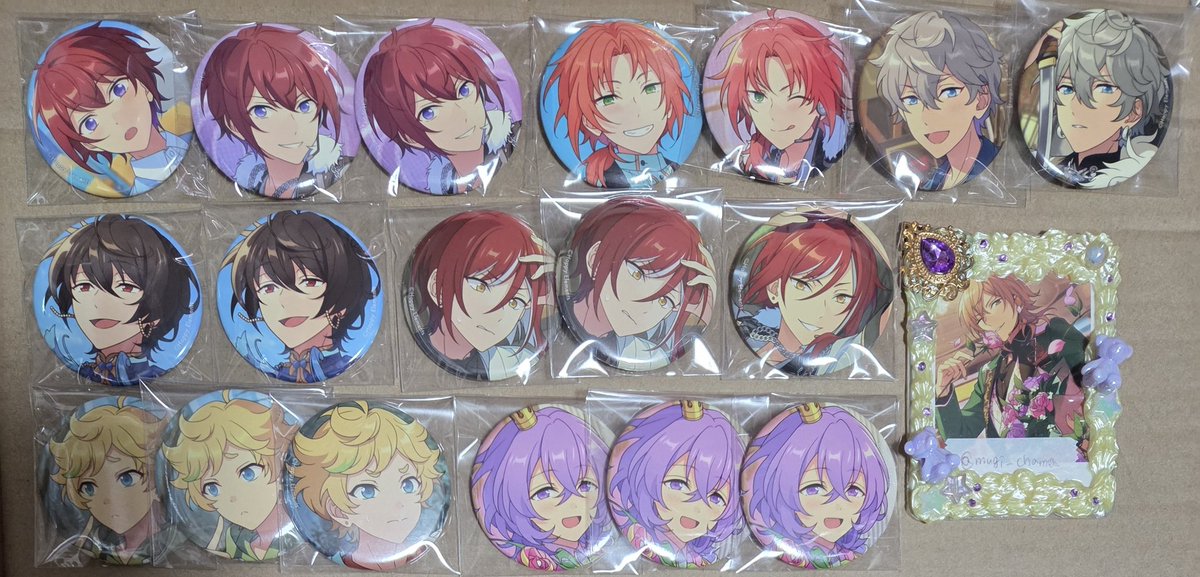 交換/譲渡】あんスタ コレクション缶バッジ 譲⇒司 レオ 泉 凛月 夏目