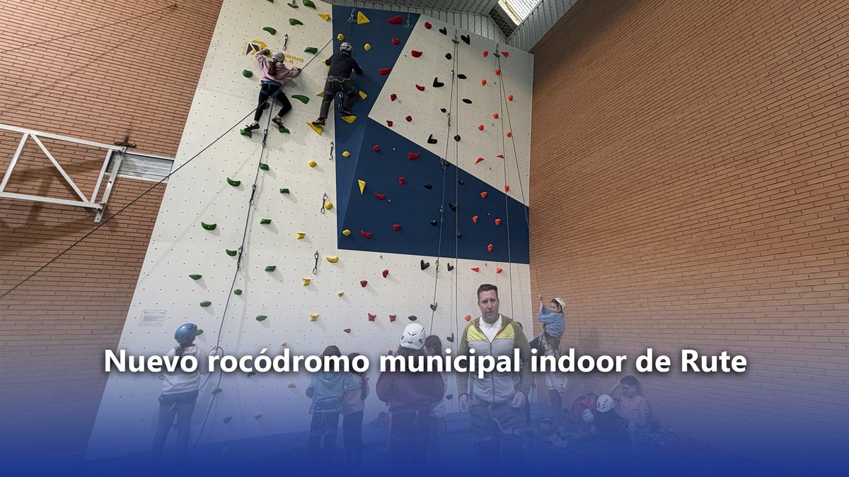 El Pabellón Gregorio Piedra de #Rute estrena rocódromo interior. Una nueva instalación que refuerza la oferta deportiva municipal.
Más información en el enlace: 🔗 radiorute.com/pabellon-grego…
#Rute #Deporte #Escalada #Córdoba #Noticias